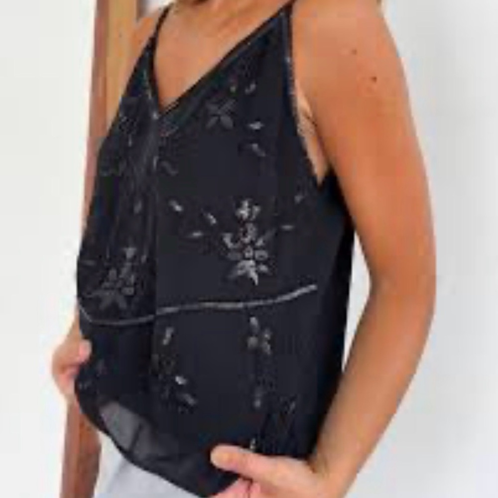Beaded vintage dressy tank